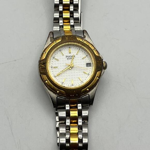 Gold silver pulsar watch - Picture 1 of 3
